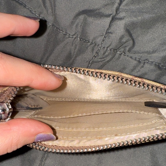 GUESS Brown Logo Wristlet - Picture 3 of 3